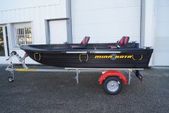 Barque Silurine Sport 373 Blacky + Remorque GT Grand Tourisme + 2 sièges + 2 supports cannes US