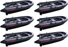 Lot de 6 barques Campeuse 2,49m blacky