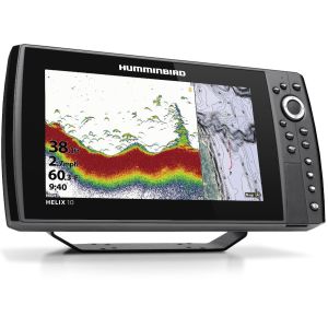 Combiné Humminbird Hélix 10 G4N CHIRP DS 2D + Sonde tableau arrière 140/240 KHz