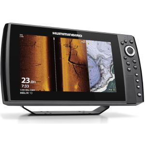 Combiné Humminbird Hélix 10 G4N CHIRP MEGA SI + Sonde tableau arrière 140/240/1075/1200 KHz