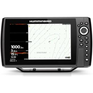 Combiné Humminbird Hélix 9 G4N CHIRP XD 2D + Sonde tableau arrière 50/200 KHz