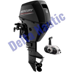 Mercury 6CV 4T Bicylindre EFI arbre long démarrage électrique commande à distance