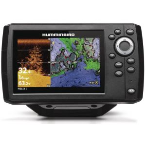 Combiné Humminbird Helix 5 G3 CHIRP 2D + sonde tableau arrière 140/240 KHz