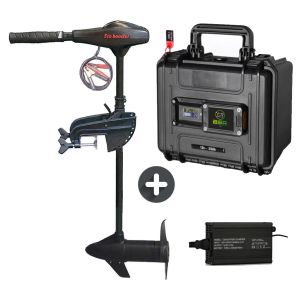 Pack Eco Booster V36 lbs 12V avec valise batterie lithium BSR 50A et chargeur offert