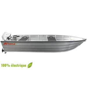 Pack Barque aluminium Kimple Catch 390 + moteur électrique Avator 7.5