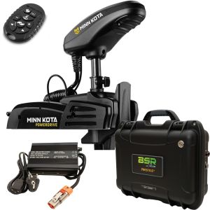 Pack Powerdrive 70 Lbs 137 cm GPS 24 Volts avec micro télécommande + valise batterie lithium BSR Prestige+ 24 Volts 100A avec chargeur