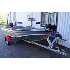 Pack d'Expo Barque Carnalu 4m + Remorque GT + Moteur Mercury 6cv 4t + Moteur Minn Kota Terrova 55 lbs + i pilot BT + 2 Sièges Bass Boat