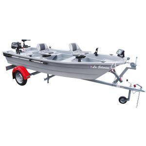 Pack suréquipé Silurine  4m titanium avec remorque Nautic Plus et Mercury 6CV 4T