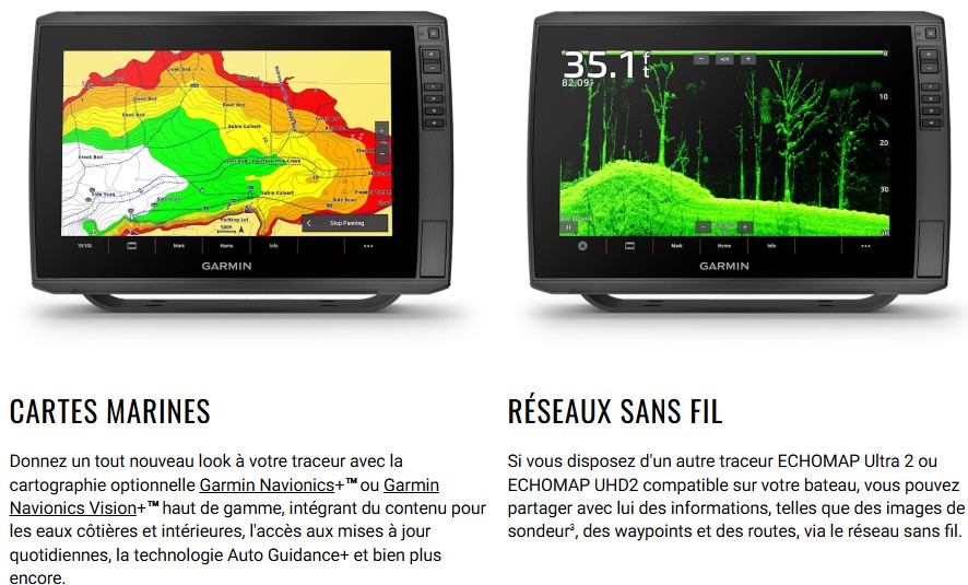 Descriptif Garmin Echomap Ultra 2