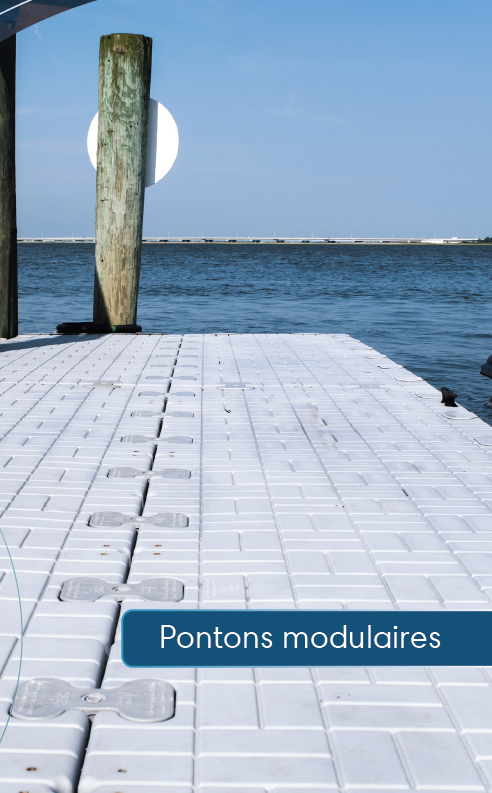 Connexion pontons modulaires