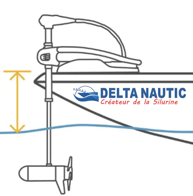 Longueur d'arbre moteur avant