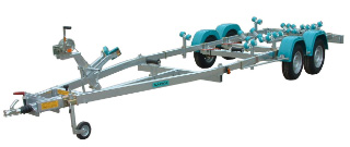 remorque Navica remorque freinée double essieu